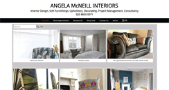 Desktop Screenshot of angelamcneillinteriors.co.uk